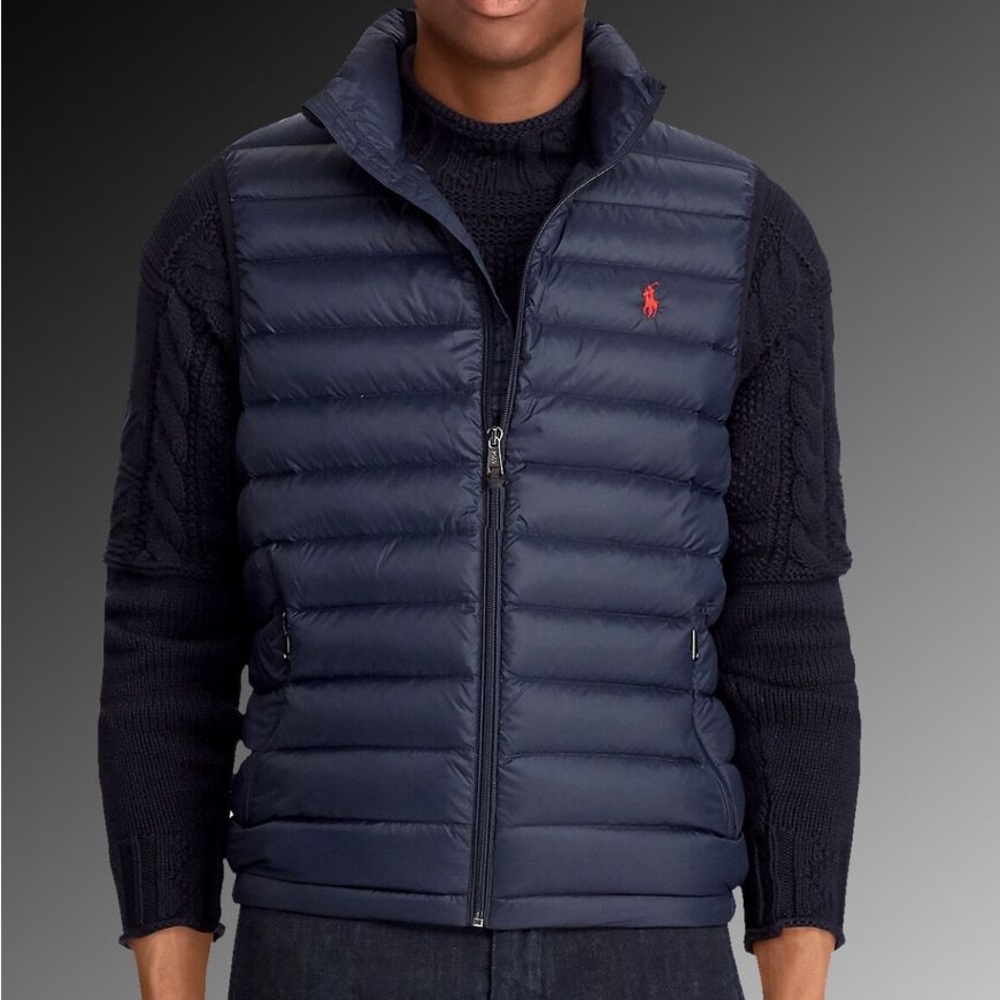 Polo by Ralph Lauren Blue Puffer Vest